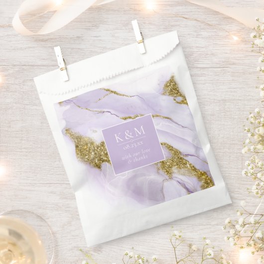 Lux Ink Lavender Abstrakt ID990 Geschenktütchen (Ausgeschnitten)