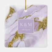 Lux Ink Lavender Abstrakt ID990 Keramikornament (Rückseite)