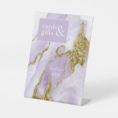 Lux Ink Lavender Abstrakt ID990 Sockelschild (Vorderseite)