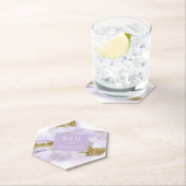 Lux Ink Lavender Abstrakt ID990 Untersetzer (Vor Ort)