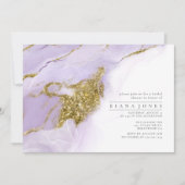 Lux Ink Lavender Abstraktes Brautparty ID990 (Vorderseite)