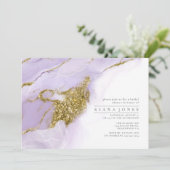 Lux Ink Lavender Abstraktes Brautparty ID990 (Stehend Vorderseite)