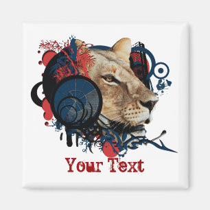 Lux Königansager - Safari-Kühlschrankmagnete Magnet