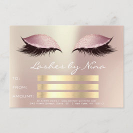 Lux Lashes Rosa Gold Makeup Zertifikat Geschenk1