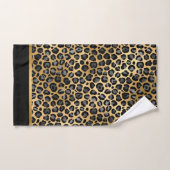 LUX LEOPARD BLACK GOLD BADEZIMMER TOWEL SET (Handtuch)