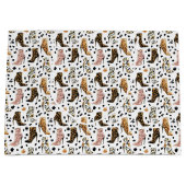 Lux Leopardenprint Hochhackige Stiefel Mode Muster Große Geschenktüte (Vorderseite)