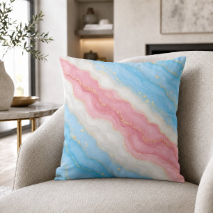 Lux Marmor Trans Pride Farben Kissen