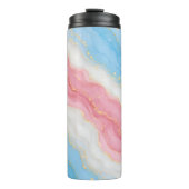 Lux Marmor Trans Pride Farben Thermosbecher (Vorderseite)