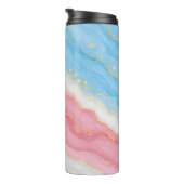 Lux Marmor Trans Pride Farben Thermosbecher (Nach rechts gedreht)