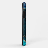 Lux Peacock Agate & Gold Case-Mate iPhone Hülle (Hinten/Rechts)