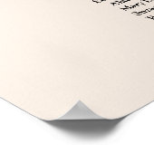 Lux Rose Gold Glitzer Kupferschattierungen Aquarel Poster (Ecke)