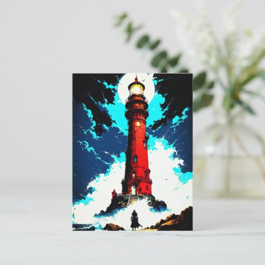 Lux vigilans postkarte (Stehend Vorderseite)