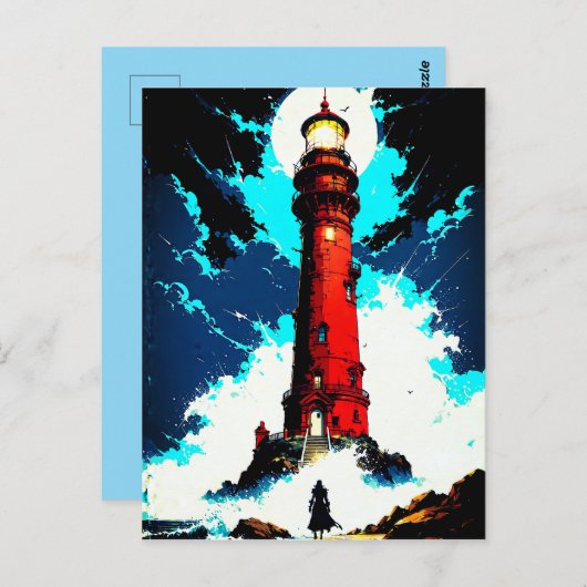 Lux vigilans postkarte (Vorne/Hinten)