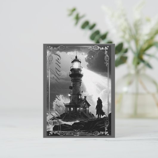 Lux vigilans postkarte (Stehend Vorderseite)