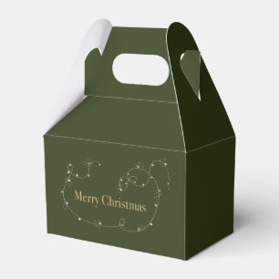 Lux Weihnachts-Schlittenfahrt-Lichter in Grün Geschenkschachtel