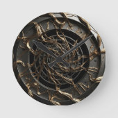 Luxe 3D Dial Runde Wanduhr (Vorderseite)