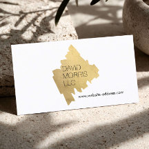 Luxe Abstrakte Gold-Pinselstriche-Logo auf Weiß