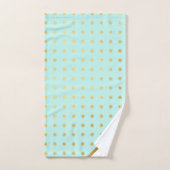 LUXE AQUA GREEN SPOT TOWEL SET (Handtuch)