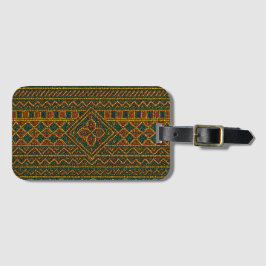 Luxe Beaded Kente African Luggage Tags Gepäckanhänger