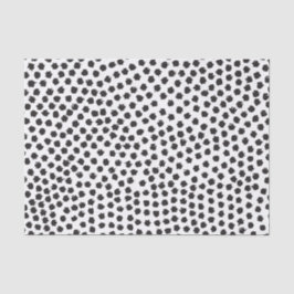 Luxe Black Confetti Dots II Tissue Paper Seidenpapier