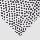 Luxe Black Confetti Dots II Tissue Paper Seidenpapier (Ausschnitt)