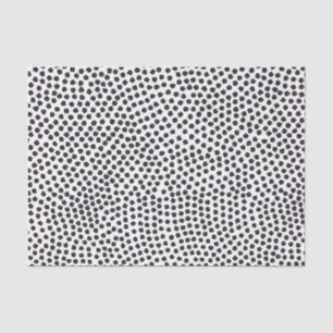 Luxe Black Confetti Dots Tissue Paper Seidenpapier