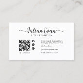 Luxe Black Gold Eyelash Stylist Business Card Visitenkarte (Rückseite)