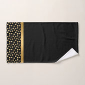 LUXE BLACK GOLD SPOT BADEZIMMER TOWEL SET (Handtuch)