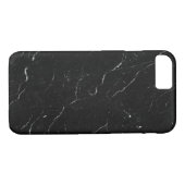 Luxe Black Marble iPhone Case (Rückseite (Horizontal))