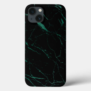 Luxe Black und Green Marble Case-Mate iPhone Hülle