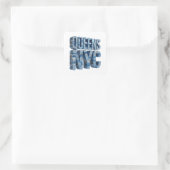 Luxe Blue QUEENS NYC Sticker Design (Tasche)