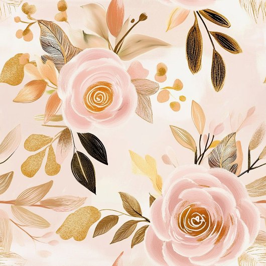 Luxe Blush Gold Wedding Paper Teller