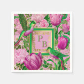 Luxe-Botanical-Teeparty-Cocktail Serviette (Vorderseite)