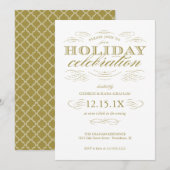 Luxe Celebration Einladung (Vorne/Hinten)