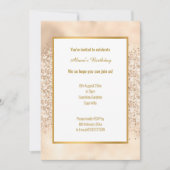 LUXE CHAMPAGNE GLITZER BIRTHDAY EINLADUNG (Vorderseite)