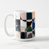 Luxe Checkerboard Vorhang Kaffeetasse (Links)