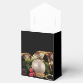 Luxe Corporate Event Gold Black Gift Favor Box Geschenkschachtel (Geöffnet)