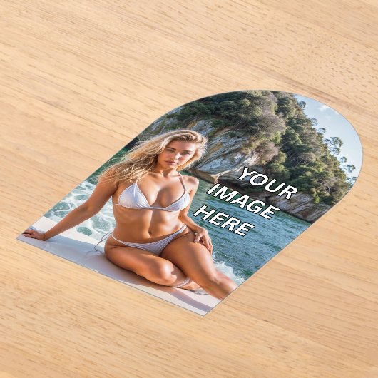 LUXE! ✨ Custom Acrylic Invitation – Add Your Desig Acryleinladungen (Ablage )