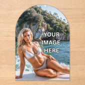 LUXE! ✨ Custom Acrylic Invitation – Add Your Desig Acryleinladungen (Vorderseite)