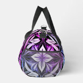 Luxe Deko Black Magenta White Duffle Bag (Rechts)