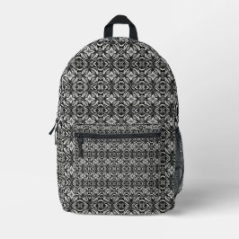Luxe Deko Black & White Bedruckter Rucksack