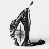 Luxe Deko Black & White Crossbody Bag (Rechts)