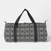 Luxe Deko Black & White Duffle Bag (Vorderseite)