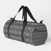 Luxe Deko Black & White Duffle Bag (Rechte Ecke)