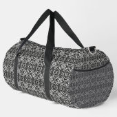 Luxe Deko Black & White Duffle Bag (Rechte Ecke)