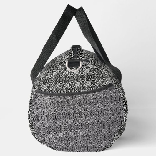 Luxe Deko Black & White Duffle Bag (Rechts)