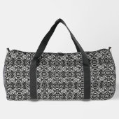 Luxe Deko Black & White Duffle Bag (Rückseite)