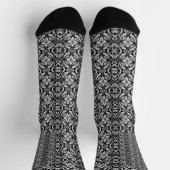 Luxe Deko Black & White Socken (Oben)