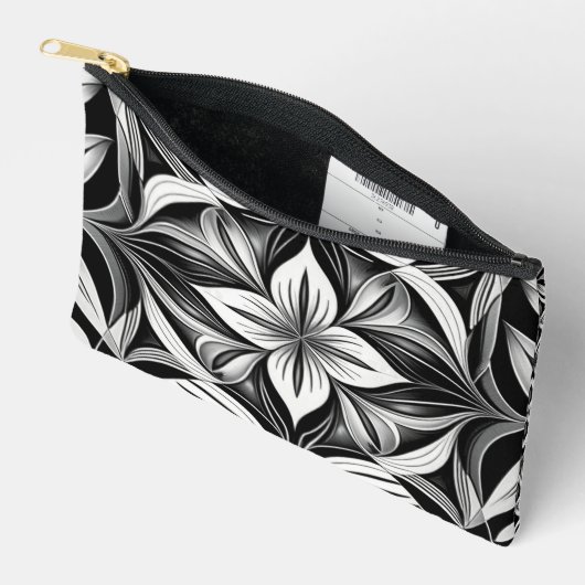 Luxe Deko Black & White Zubehörtasche (Offen)