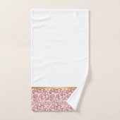 LUXE DUSTY PINK LEOPARD BADEZIMMER TOWEL SET (Handtuch)